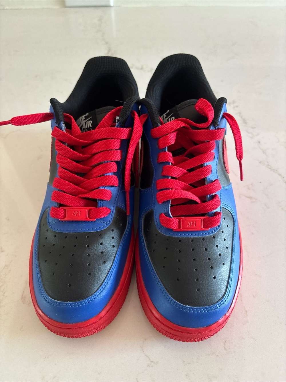Nike Kids Sneakers in Black, Blue and Red